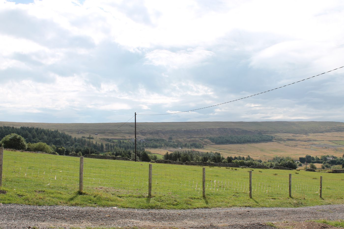 Panoramic moorland views