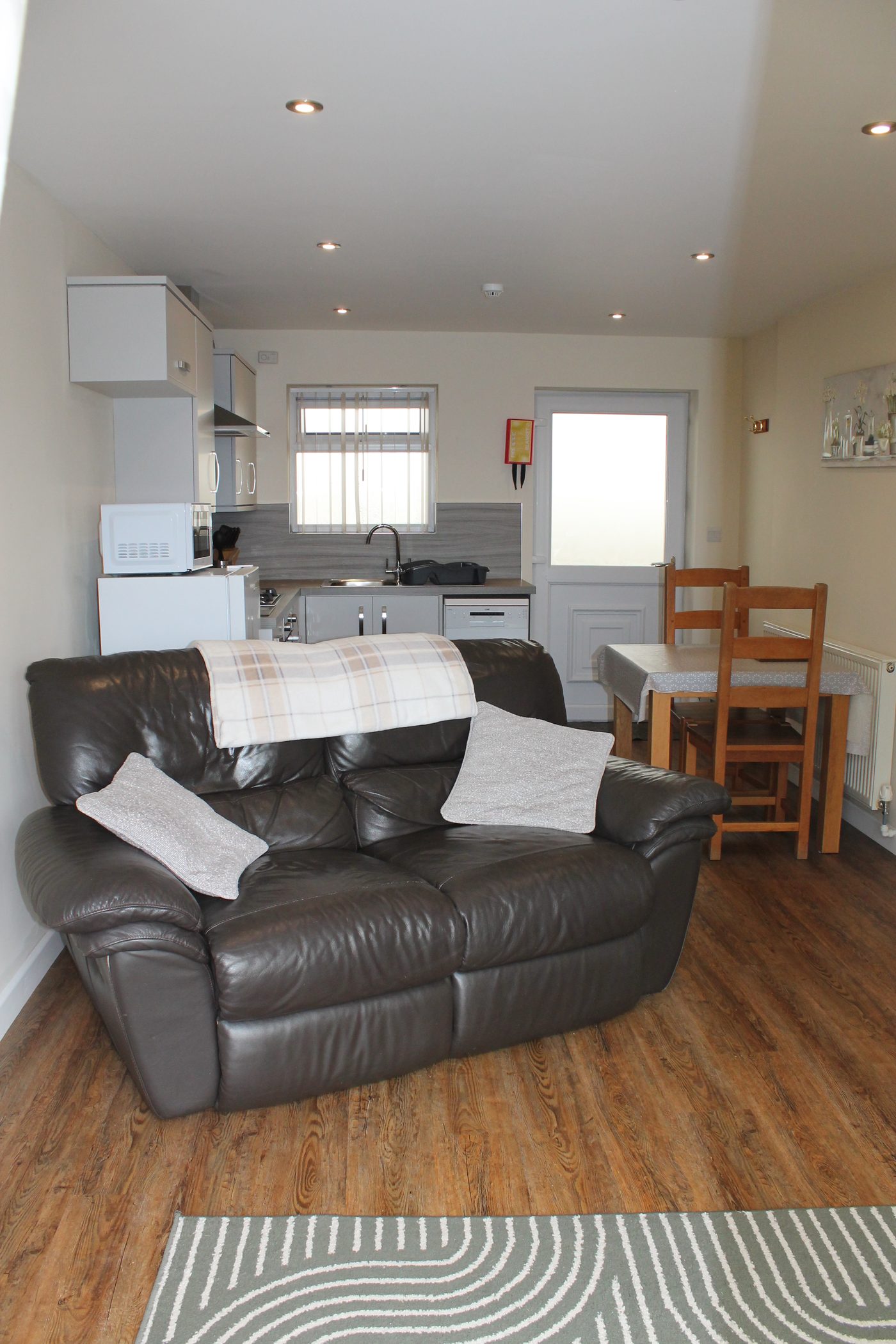 Open-plan living area